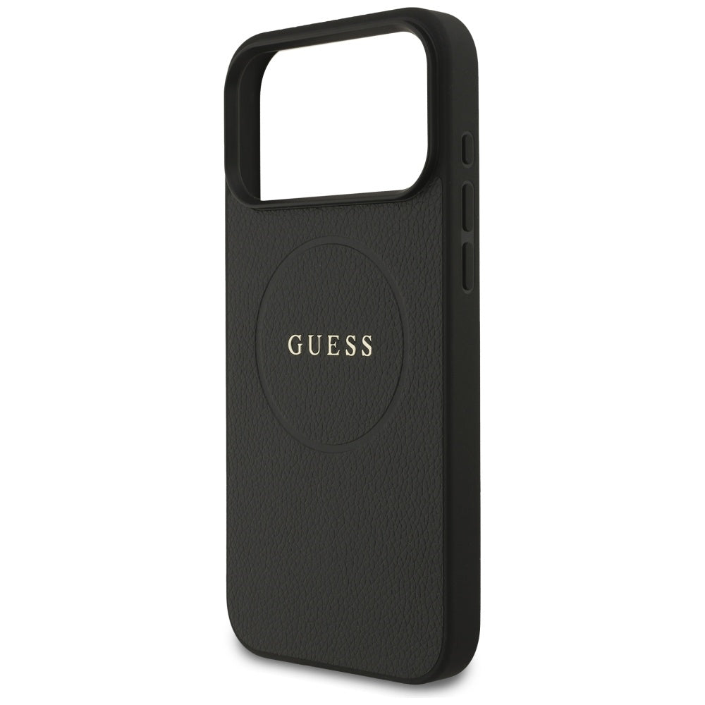 Guess Grained Ring MagSafe case for iPhone 17 Pro Max - black_5