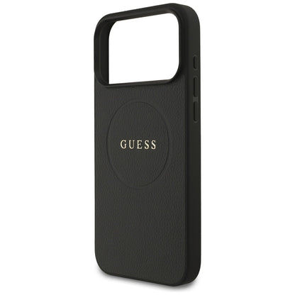 Guess Grained Ring MagSafe case for iPhone 17 Pro Max - black_5