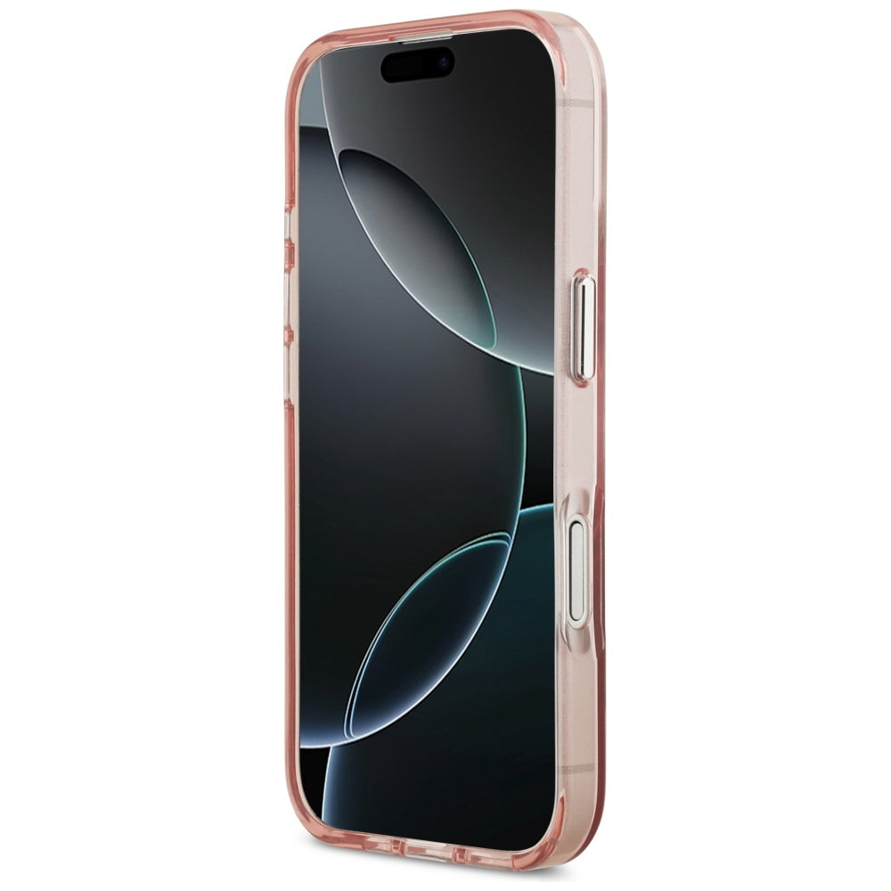 Etui Guess IML Gradient Triangle Logo MagSafe na iPhone 17 - różowe_4
