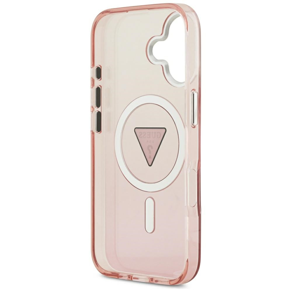 Etui Guess IML Gradient Triangle Logo MagSafe na iPhone 17 - różowe_6