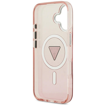 Etui Guess IML Gradient Triangle Logo MagSafe na iPhone 17 - różowe_6