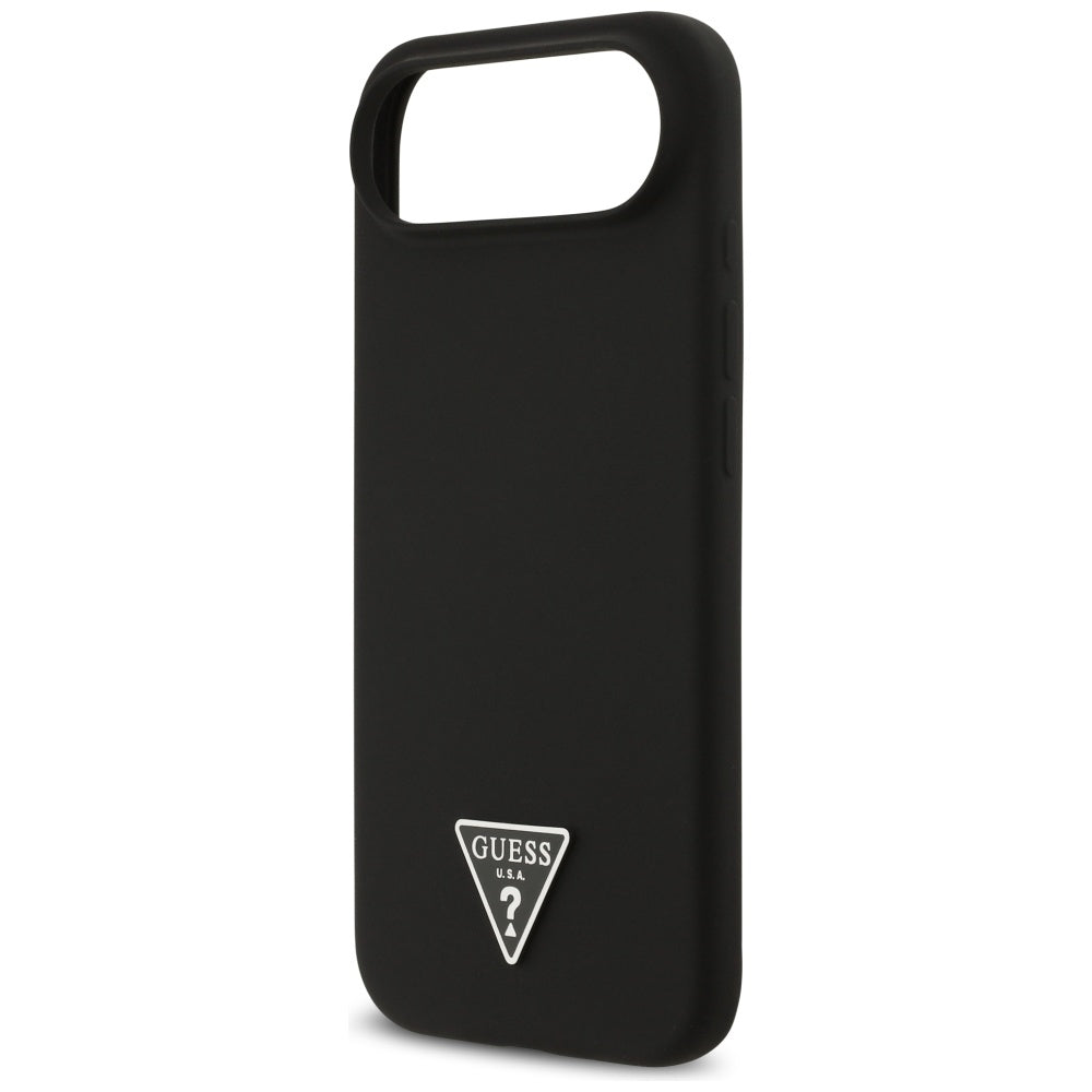 Guess Silicone Triangle Logo MagSafe Case for iPhone 17 Air - Black_5