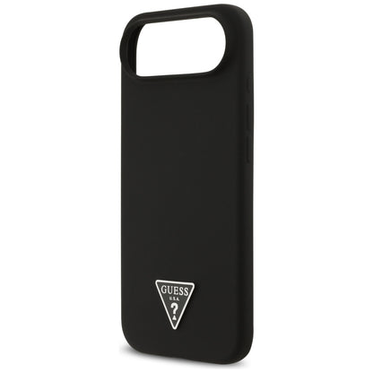 Guess Silicone Triangle Logo MagSafe Case for iPhone 17 Air - Black_5