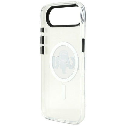 Karl Lagerfeld IML Karl Sketch Logo MagSafe Case for iPhone 17 Air - Transparent_6