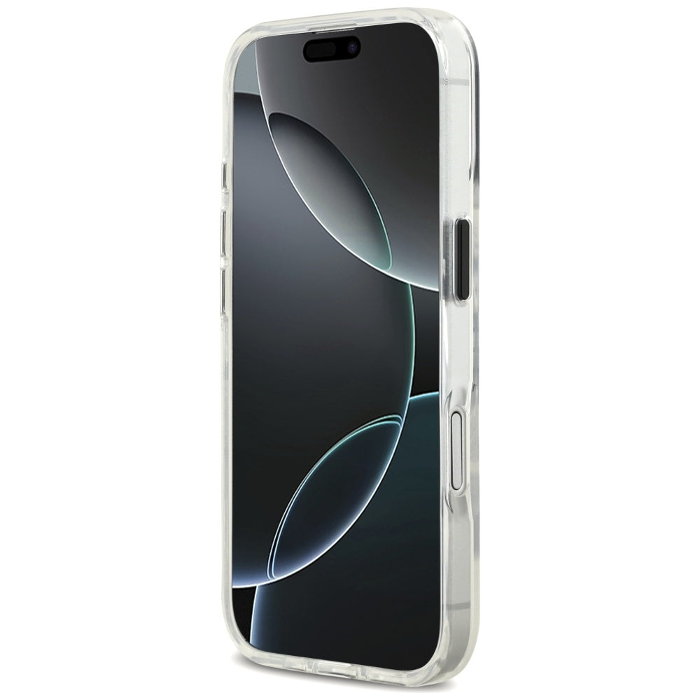 Karl Lagerfeld IML Karl Sketch Logo MagSafe Case for iPhone 17 - Transparent_4