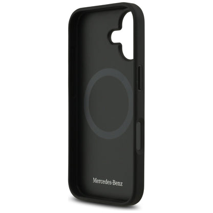 Mercedes Plain Smooth Leather MagSafe case for iPhone 17 - black_6