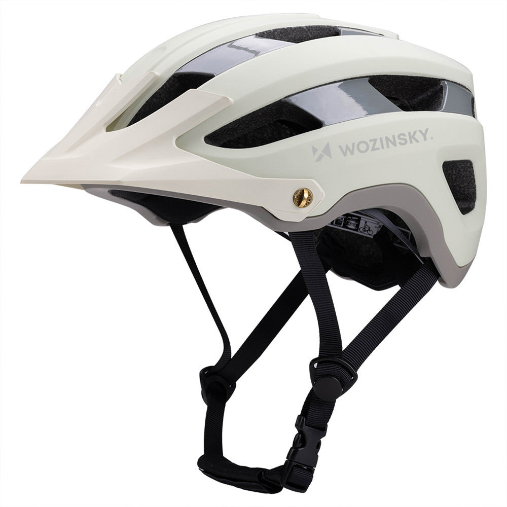 Wozinsky MTB bicycle helmet with a removable visor, lightweight, L - pastel green_0