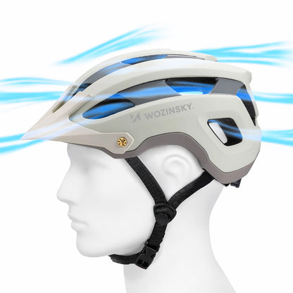 Wozinsky MTB bicycle helmet with a removable visor, lightweight, L - pastel green_6