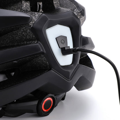 Wozinsky MTB Bike Helmet with Removable Visor and Rear USB Light M - Black and White_5