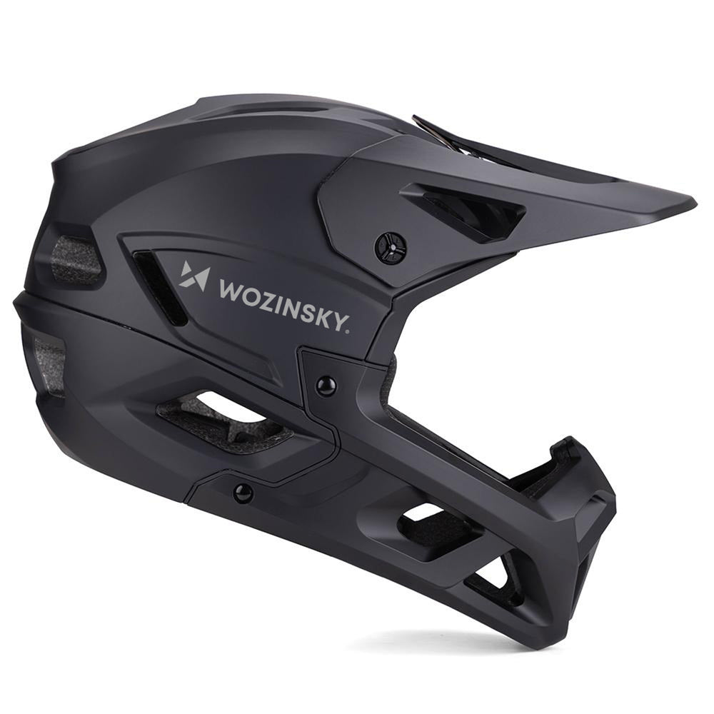 Wozinsky Full Face Bike Helmet with Detachable Visor 60-62 cm - Black_3