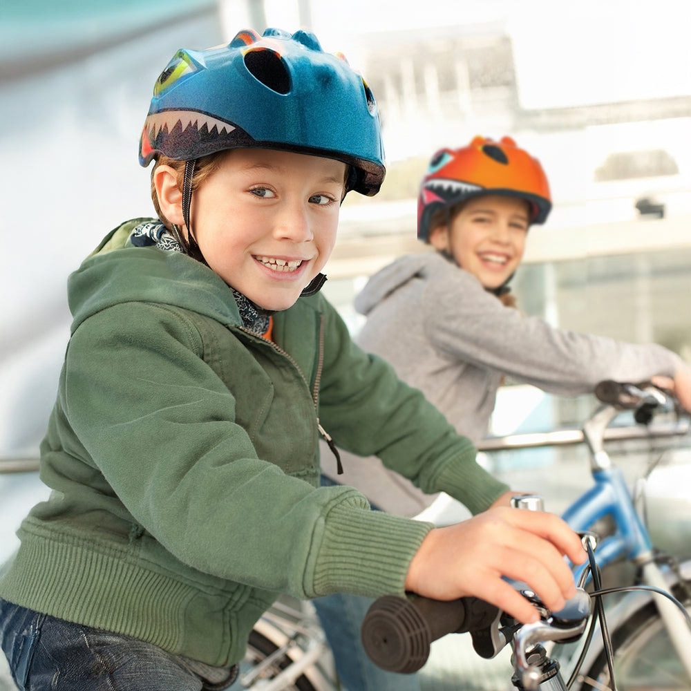 Wozinsky Children's Bicycle Helmet, Dragon Pattern, Lightweight, S - Blue_9
