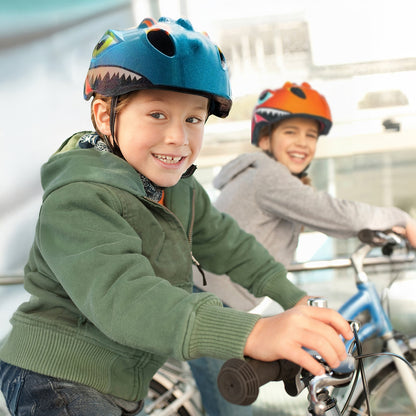 Wozinsky Children's Bicycle Helmet, Dragon Pattern, Lightweight, S - Blue_9
