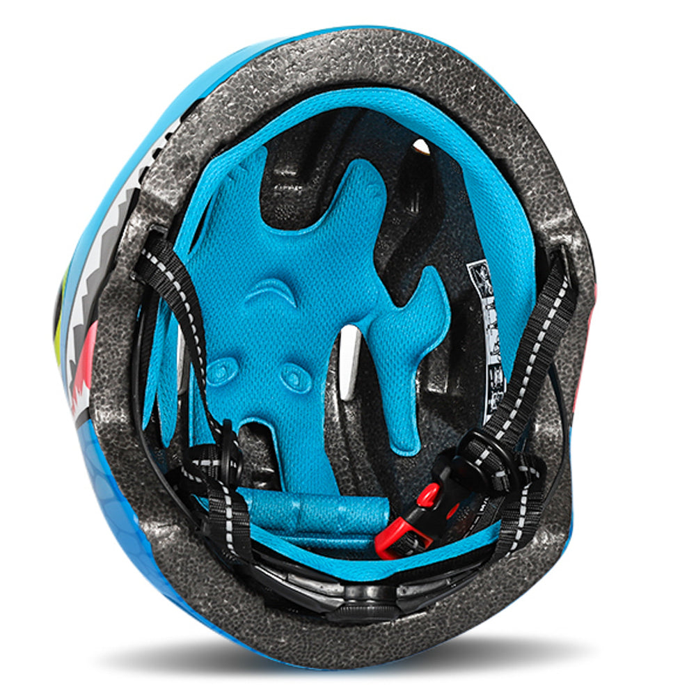 Wozinsky Children's Bicycle Helmet, Dragon Pattern, Lightweight, S - Blue_7