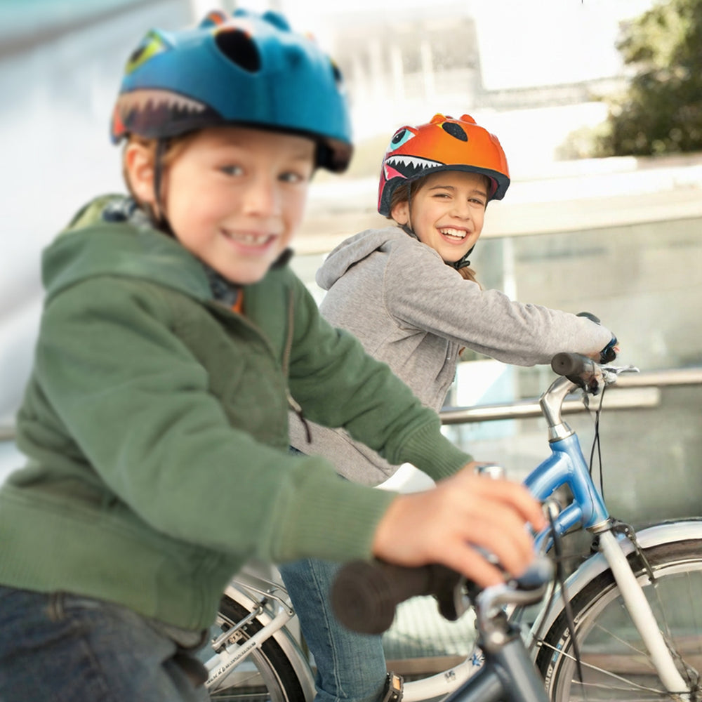 Wozinsky Children's Bicycle Helmet, Dragon Pattern, Lightweight, S - Red_4