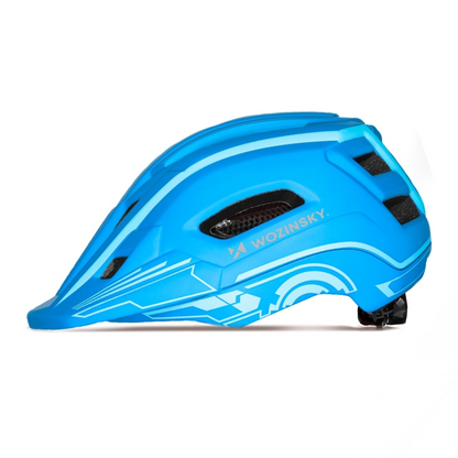 Wozinsky Kids Full Face Bike Helmet with USB Rear Light S - Blue_4