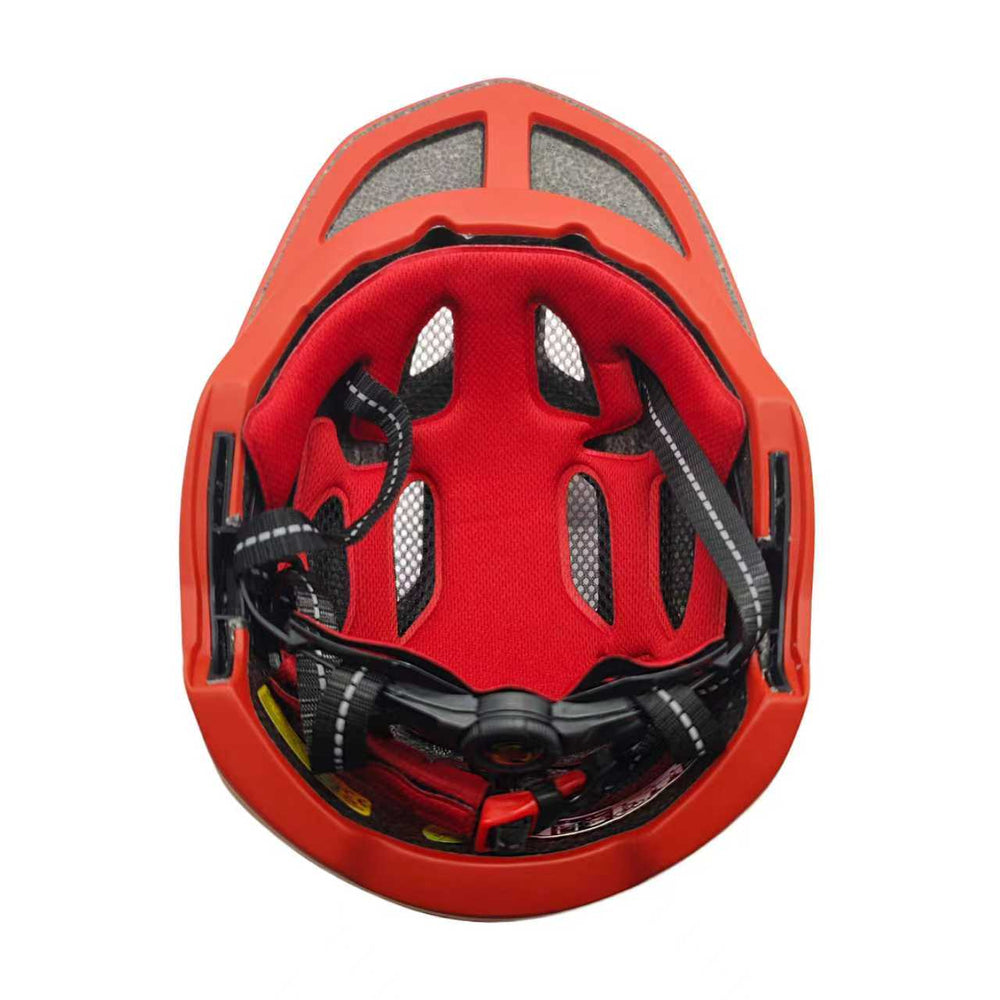 Wozinsky Kids' Full Face Bike Helmet with USB Rear Light S - Red and Yellow_6