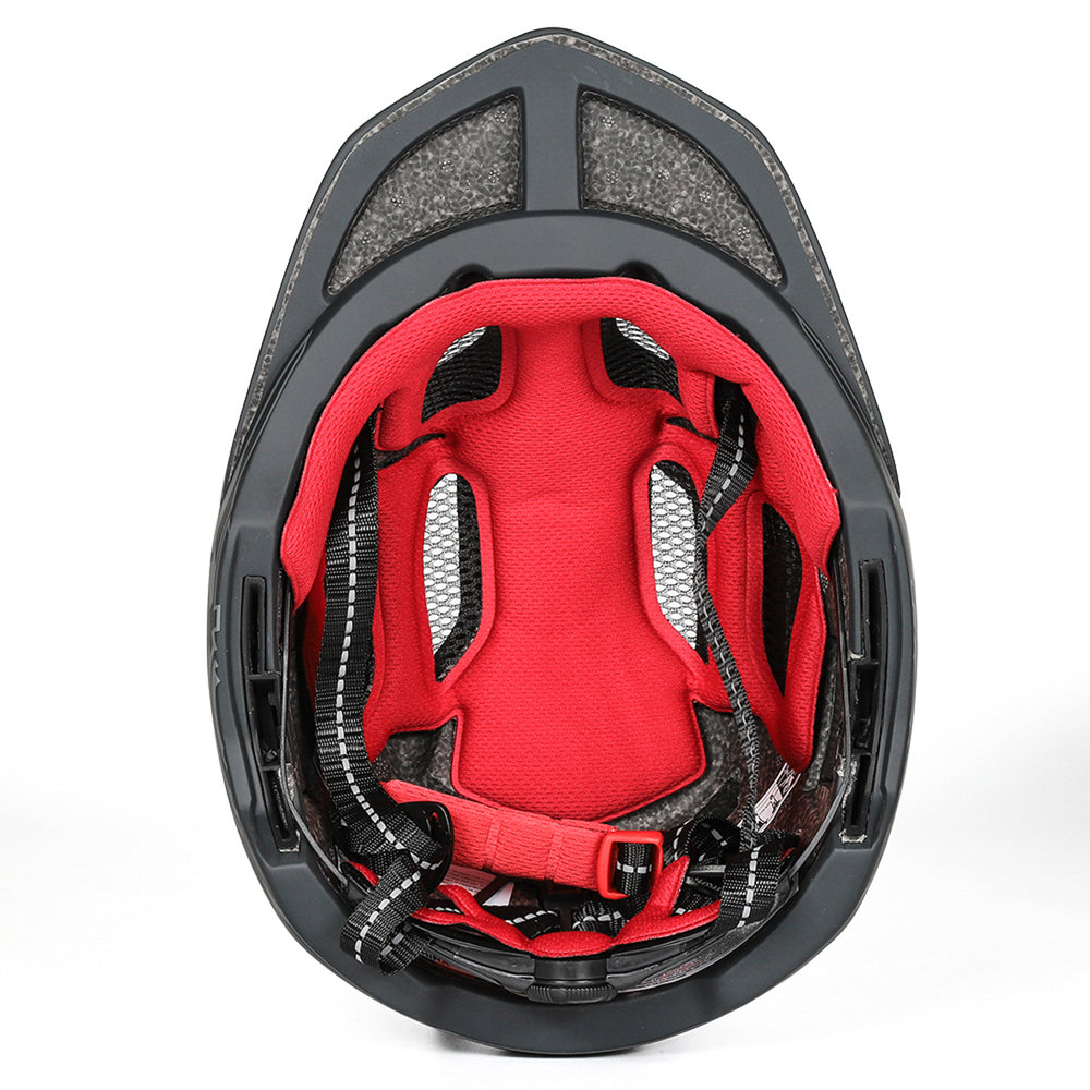 Wozinsky Kids' Full Face Bike Helmet with USB Rear Light S - Gray_9