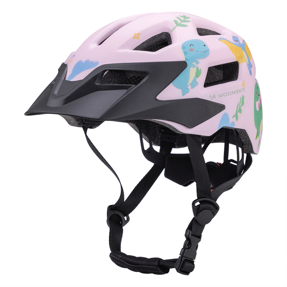 Wozinsky Children's MTB Bike Helmet with Detachable Visor XS - Pink_0