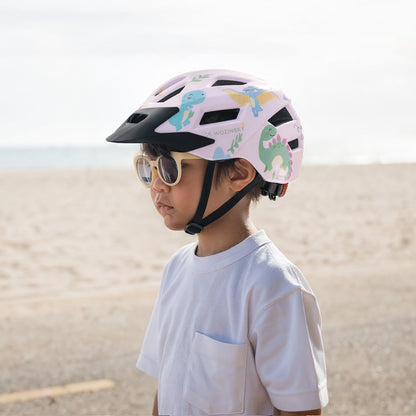 Wozinsky Children's MTB Bike Helmet with Detachable Visor XS - Pink_3