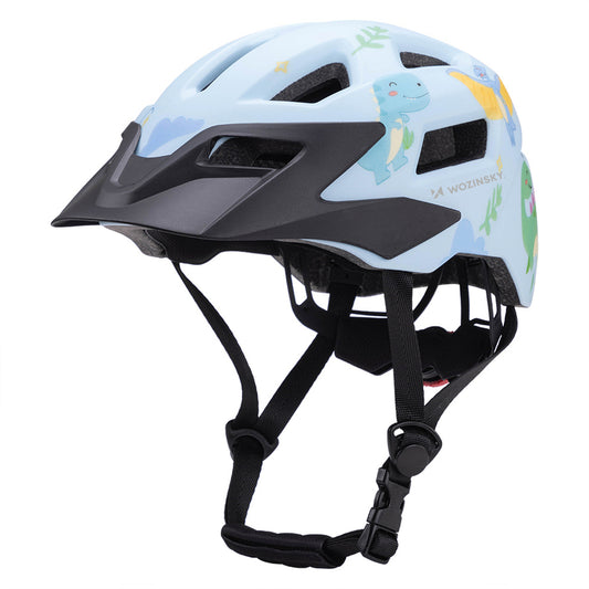 Wozinsky Children's MTB Bike Helmet with Detachable Visor XS - Light Blue_0