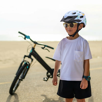 Wozinsky Children's MTB Bike Helmet with Detachable Visor XS - Light Blue_4