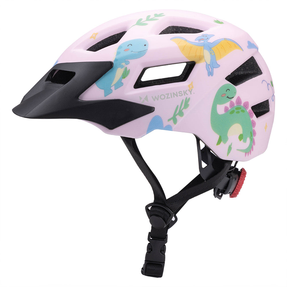 Wozinsky Children's MTB Bike Helmet with Detachable Visor S - Pink_1