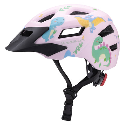Wozinsky Children's MTB Bike Helmet with Detachable Visor S - Pink_1