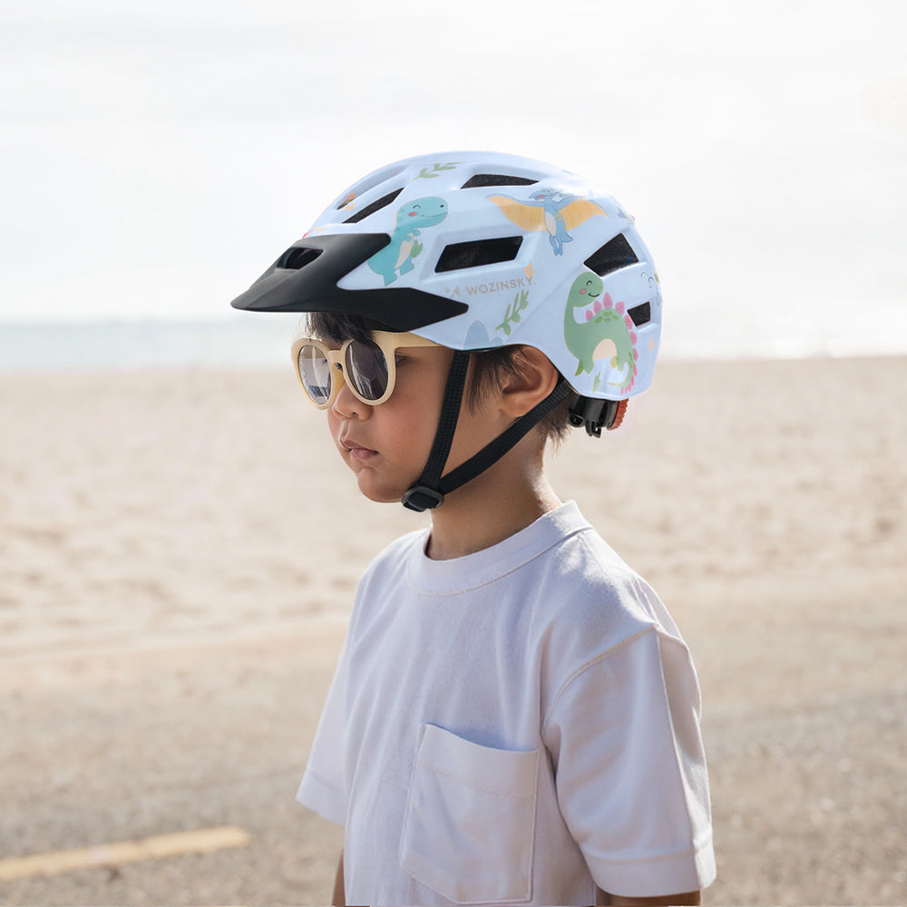 Wozinsky Children's MTB Bike Helmet with Detachable Visor S - Light Blue_3
