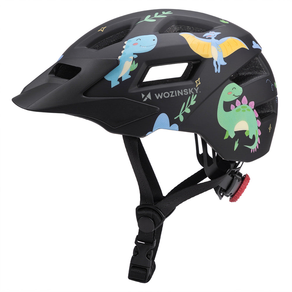 Wozinsky MTB Children's Bike Helmet with Removable Visor S - Black_1