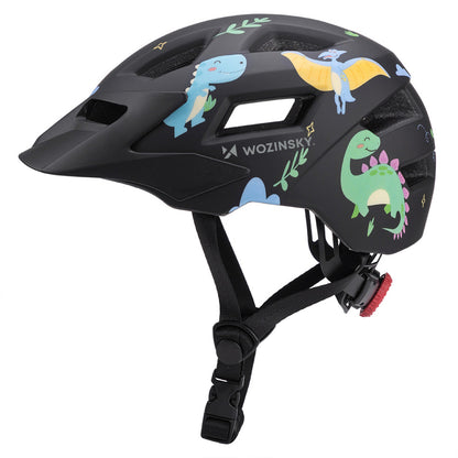 Wozinsky MTB Children's Bike Helmet with Removable Visor S - Black_1