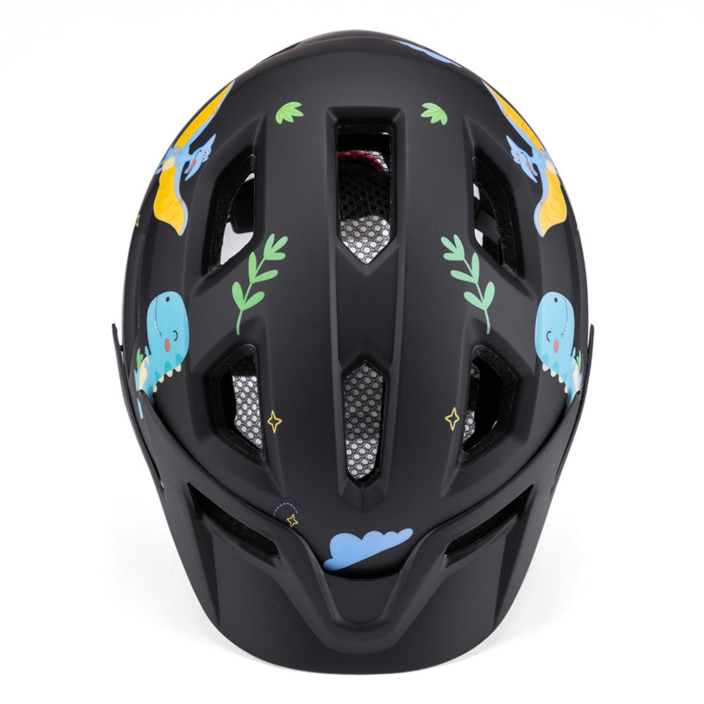 Wozinsky MTB Children's Bike Helmet with Removable Visor S - Black_2