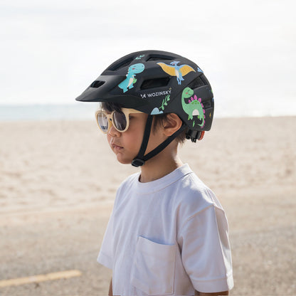 Wozinsky MTB Children's Bike Helmet with Removable Visor S - Black_4