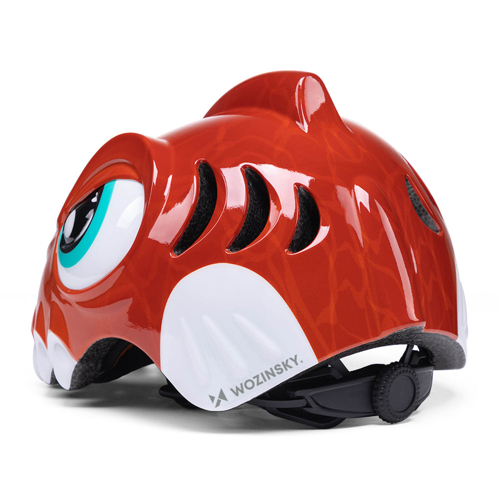 Wozinsky Children's Bike Helmet Dinosaur Pattern S - Red_2