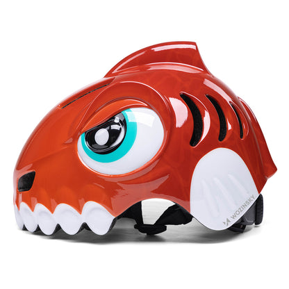 Wozinsky Children's Bike Helmet Dinosaur Pattern S - Red_3