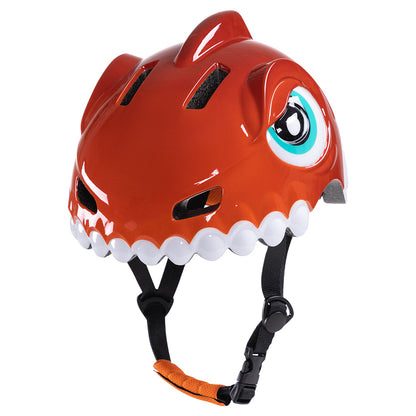 Wozinsky Children's Bike Helmet Dinosaur Pattern S - Red_0