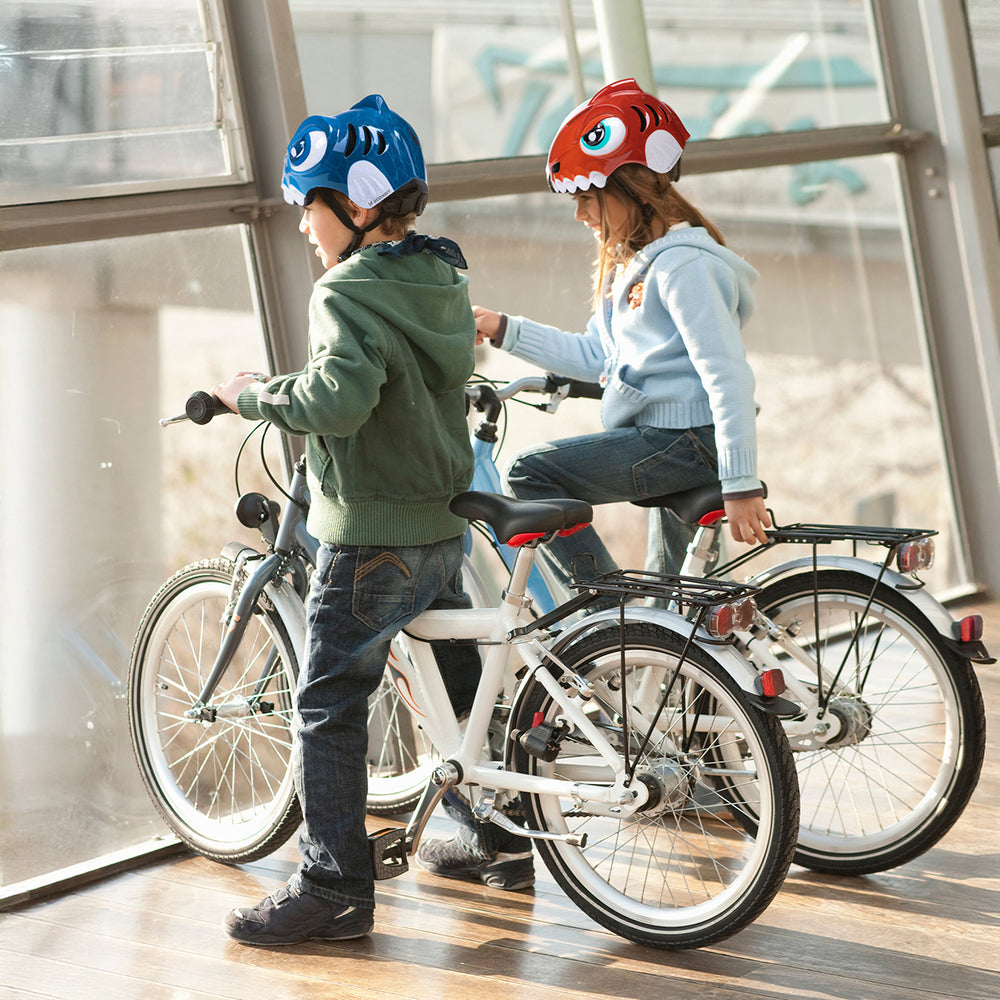 Wozinsky Children's Bike Helmet Dinosaur Pattern S - Red_5