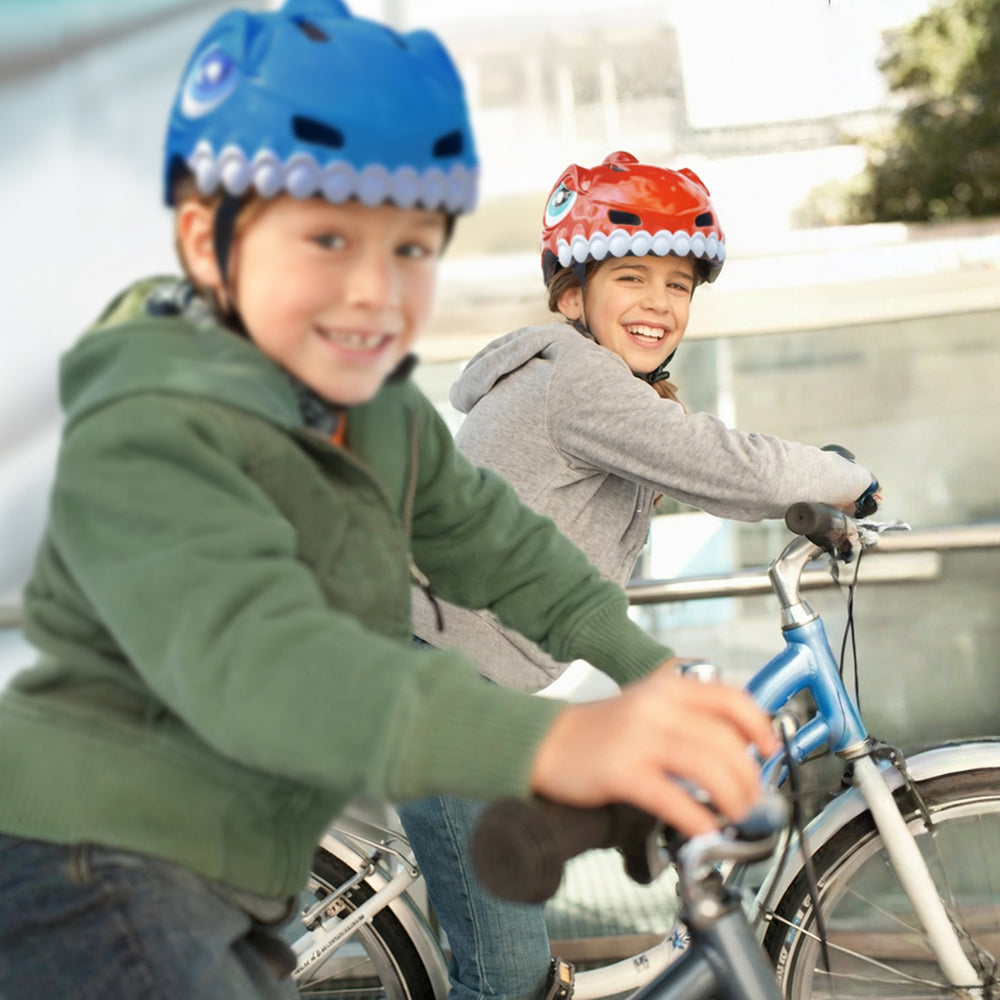 Wozinsky Children's Bike Helmet Dinosaur Pattern S - Red_4