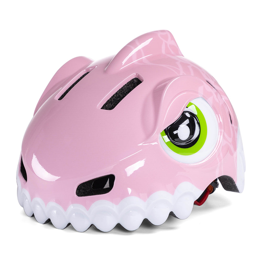 Wozinsky Children's Bike Helmet Dinosaur Pattern S - Pink_1