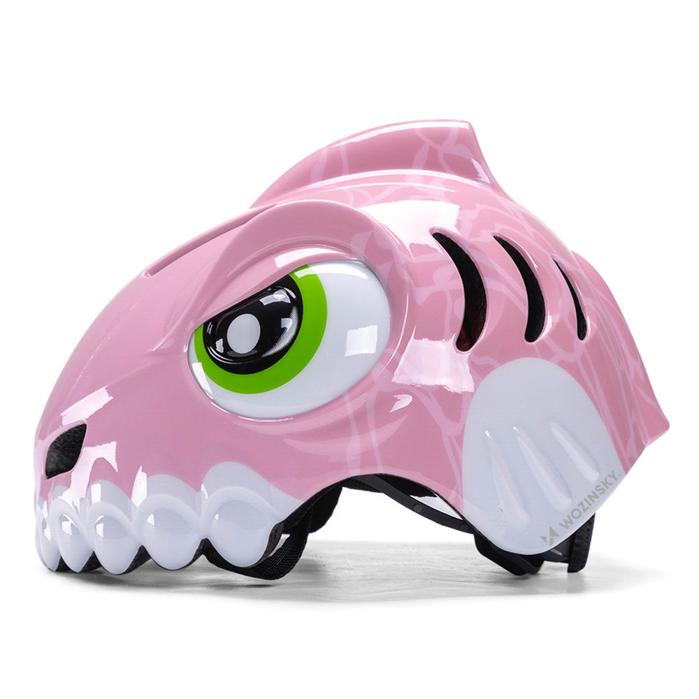 Wozinsky Children's Bike Helmet Dinosaur Pattern S - Pink_2