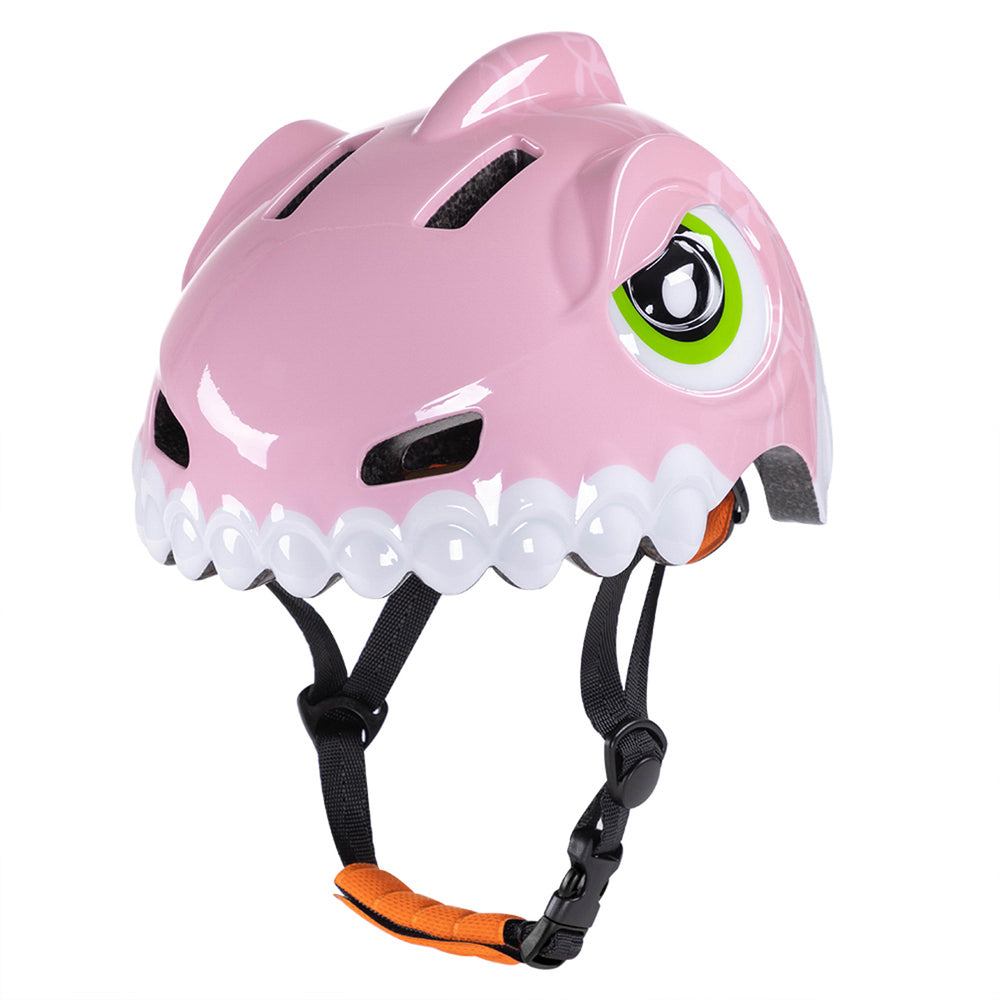 Wozinsky Children's Bike Helmet Dinosaur Pattern S - Pink_0
