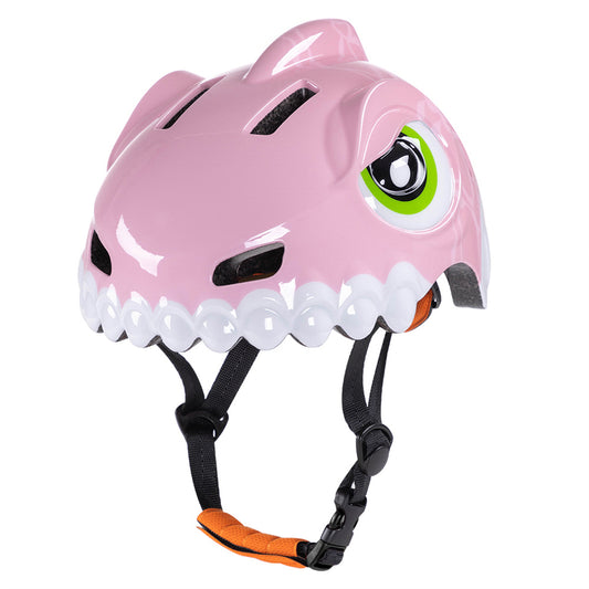 Wozinsky Children's Bike Helmet Dinosaur Pattern S - Pink_0