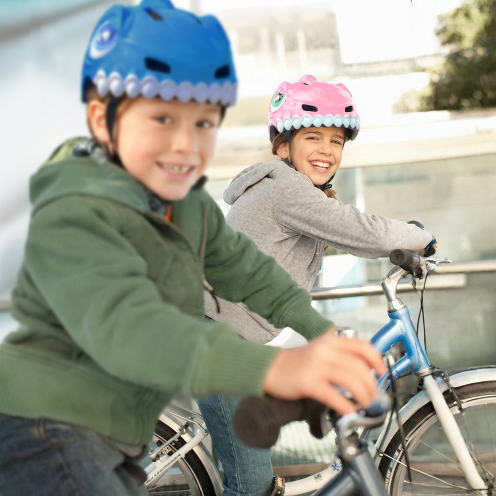 Wozinsky Children's Bike Helmet Dinosaur Pattern S - Pink_4