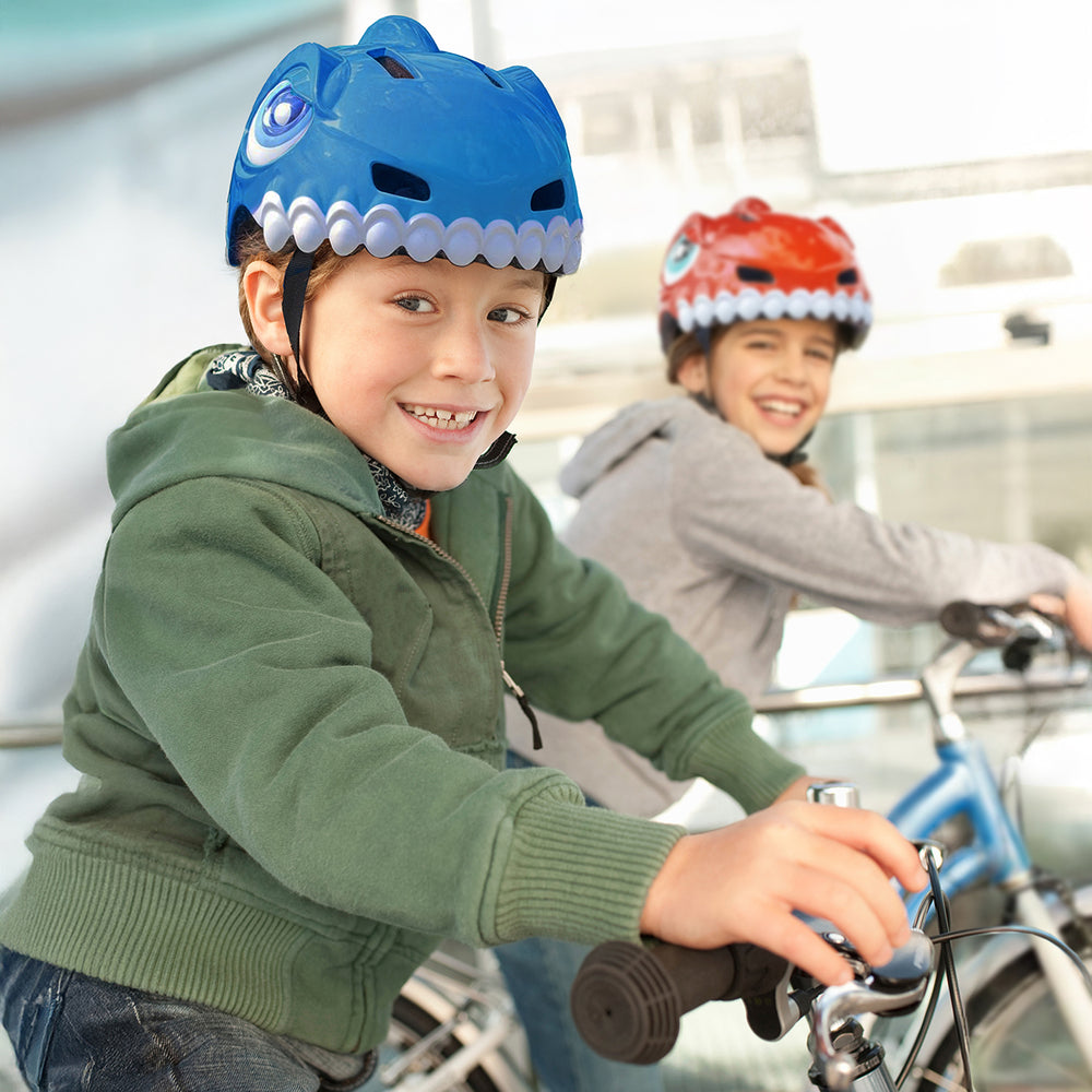 Wozinsky Children's Bike Helmet Dinosaur Pattern S - Blue_5