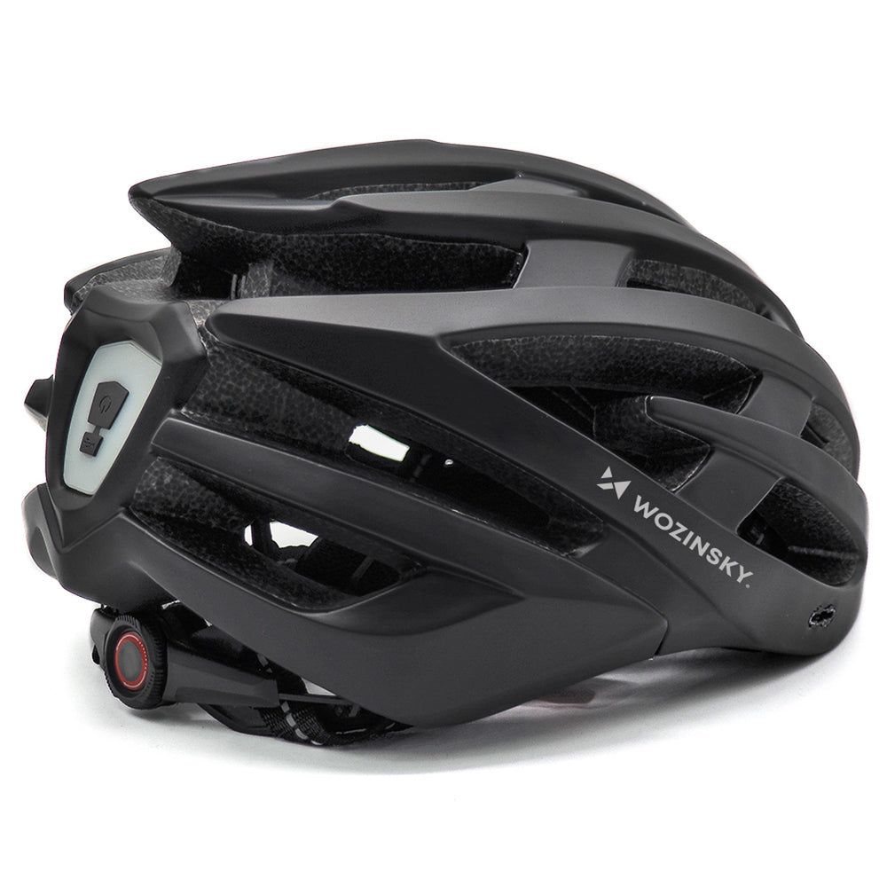 Wozinsky MTB Bike Helmet with Removable Visor and Rear USB Light L - Black_3