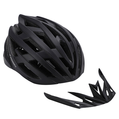 Wozinsky MTB Bike Helmet with Removable Visor and Rear USB Light L - Black_5