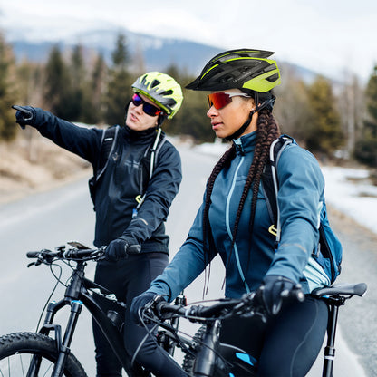 Wozinsky MTB Bike Helmet with Removable Visor and Rear USB Light L - Black and Yellow_7