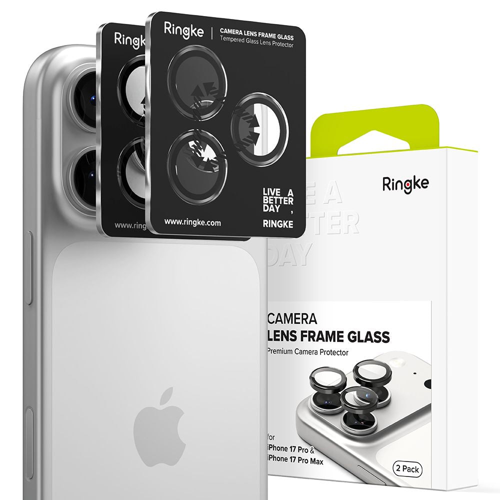 Ringke Camera Frame Protector 2-pack for iPhone 17 Pro / 17 Pro Max - Black_0