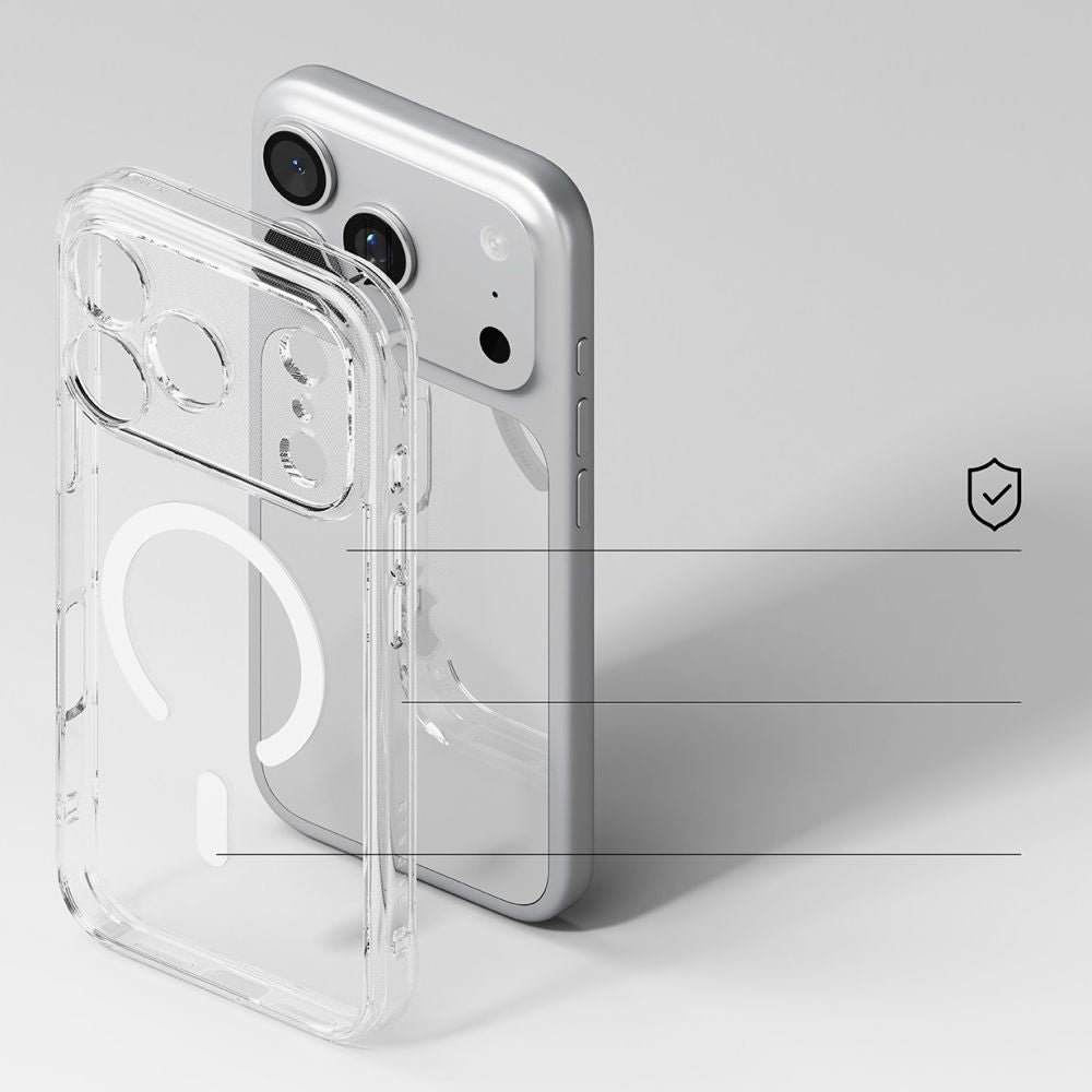 Ringke Fusion Magnetic MagSafe Case for iPhone 17 Pro - Clear_3