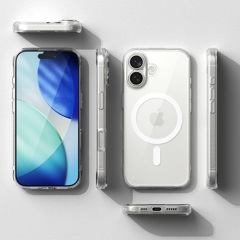 Ringke Fusion Magnetic MagSafe Case for iPhone 17 - Clear_4