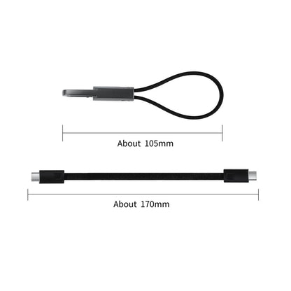 Tech-Protect Ultraboost DNA Cable with Keychain USB-C PD 60W / 3A - Gray_1